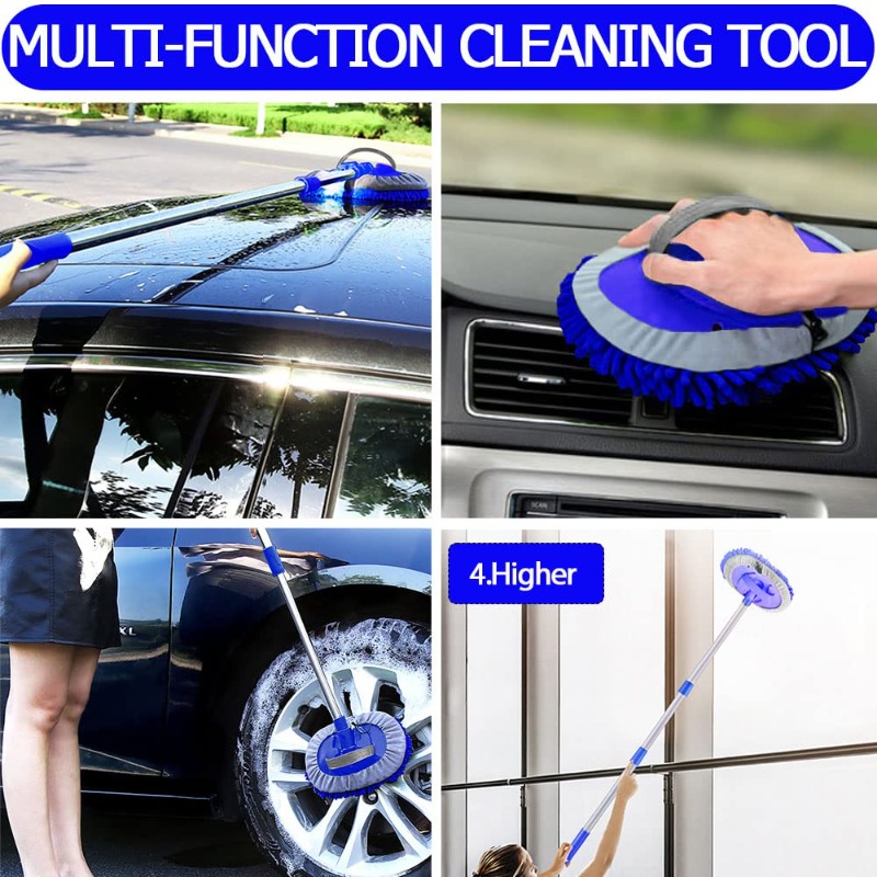 Extendable Car Wash Mop, Long  - Car Cleaning Brush ulasan dan harga