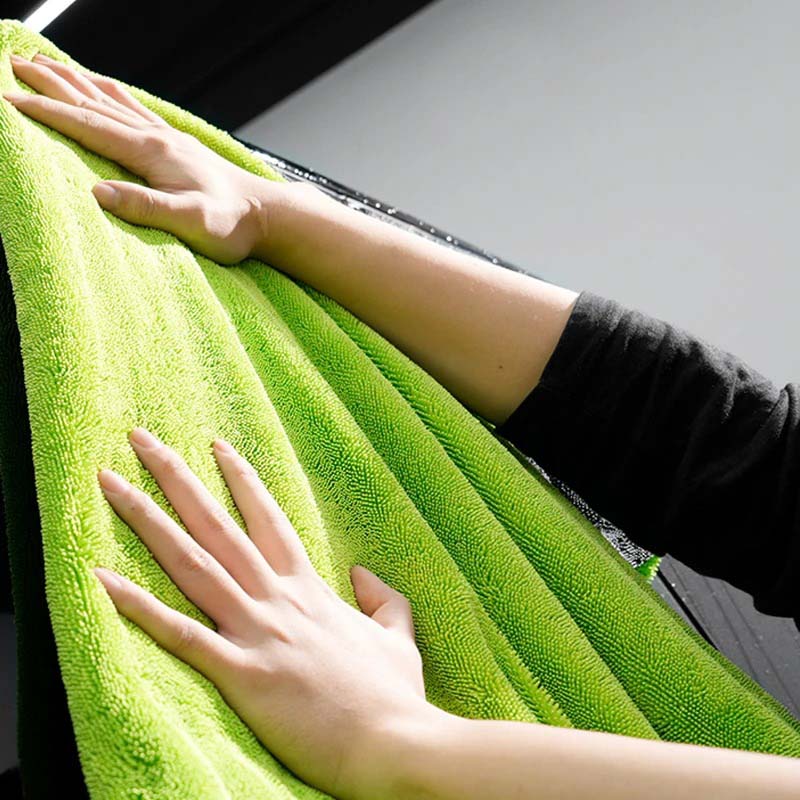 1PC 1000GSM Dual-Sided Microfi - Microfiber Towel Detailing ulasan dan harga