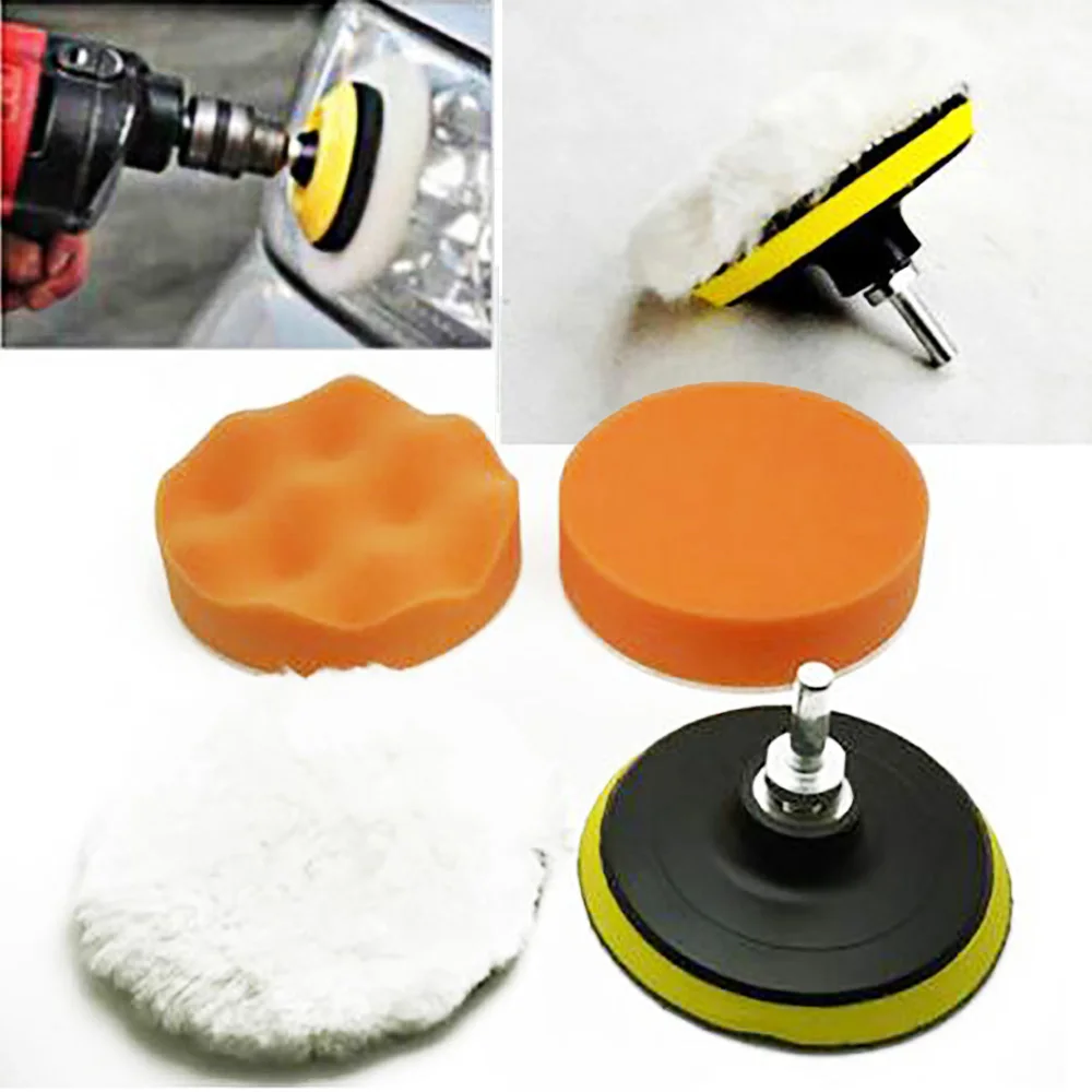 4pcs/Set ​Gross ​Polish Polish - Polish Pad Set Buffer ulasan dan harga