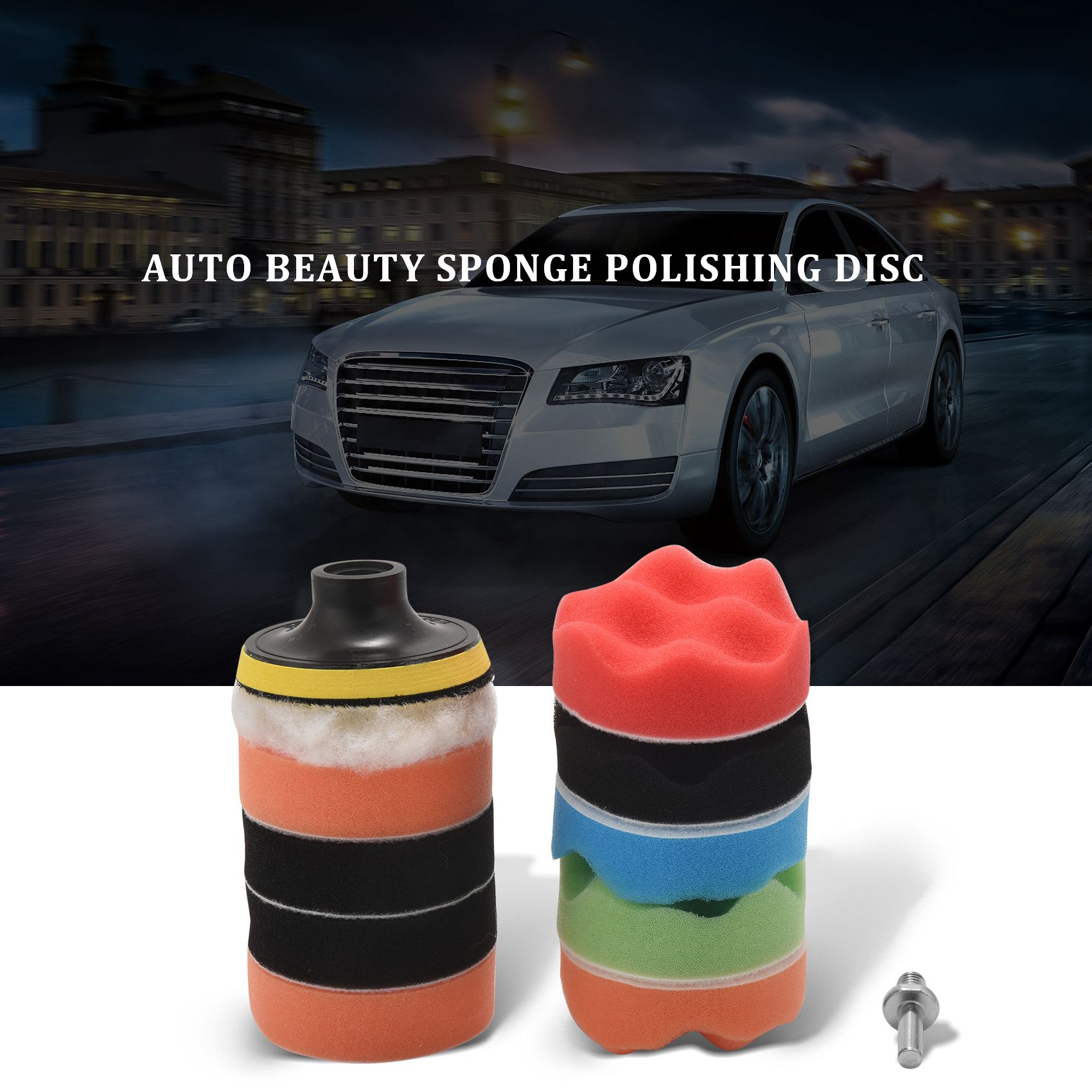 BAAG-11Pcs 3 Inch Waves Buffer - Polish Pad Set Buffer ulasan dan harga